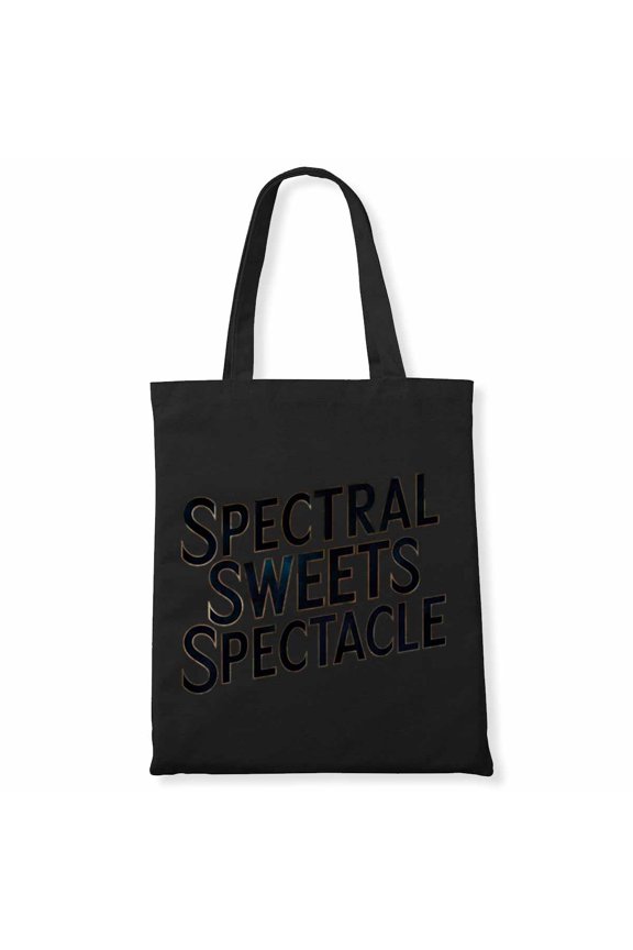 Spectral Sweets Spectacle Funny Halloween Gym Workout Lifting Pun Canvas Bag 1Pc