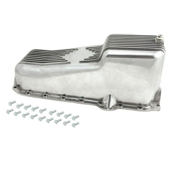 Spectre Performance 4987 Aluminum Oil Pan for Small Block Chevy Fits select: 1968-1973 CHEVROLET CAMARO, 1969-1979 CHEVROLET C10