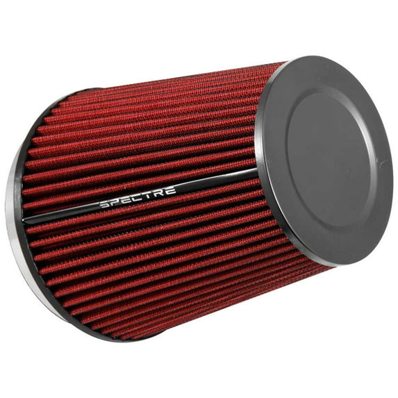 Spectre Universal Clamp-On Air Filter: High Performance, Washable Filter: Round Tapered; 6 in (152 mm) Flange ID; 8.5 in (216 mm) Height; 7.719 in (196 mm) Base; 5.125 in (130 mm) Top, SPE-HPR9891