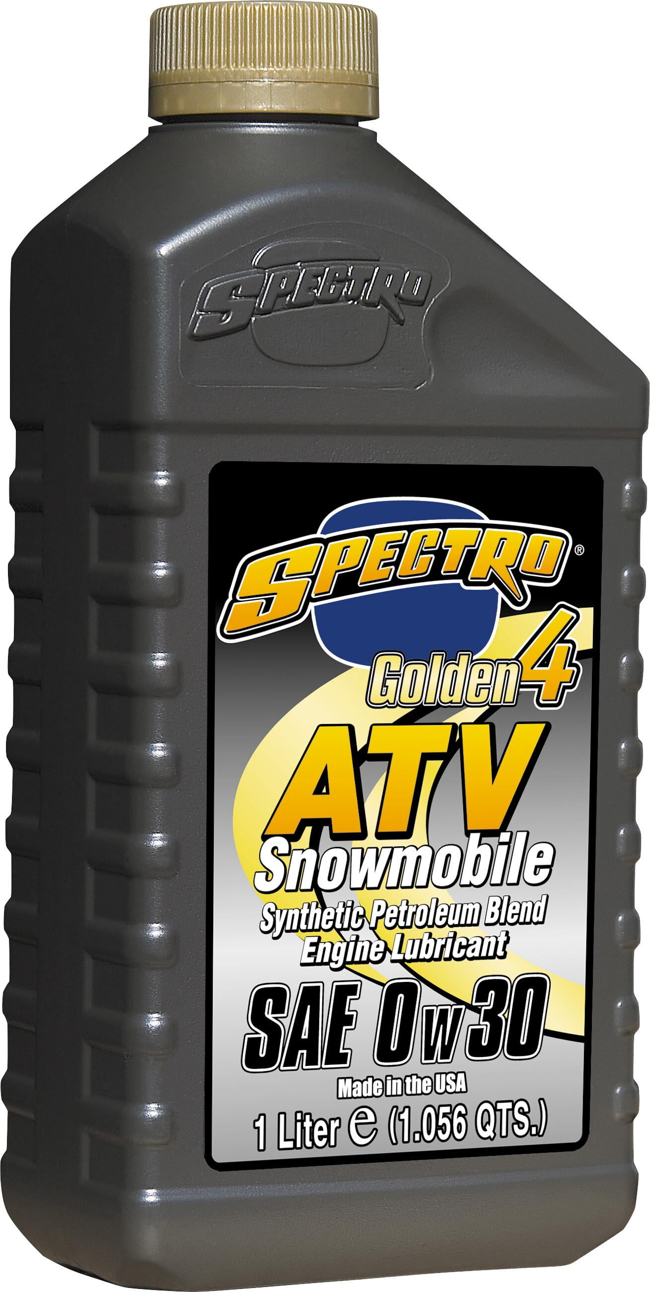 Spectro 310276 Golden ATV/UTV/SNO Semi-Syn 4T - 0W30 - 1lt - - Walmart.com