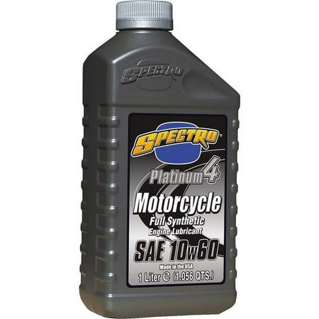 Spectro 310284 Platinum Motorcycle Full Syn 4T -10W60 - 1lt. -