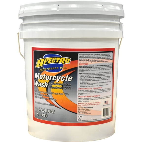 Spectro Oil Spectro W.Mw Premium Motorcycle Wash 5 Gal W.MW