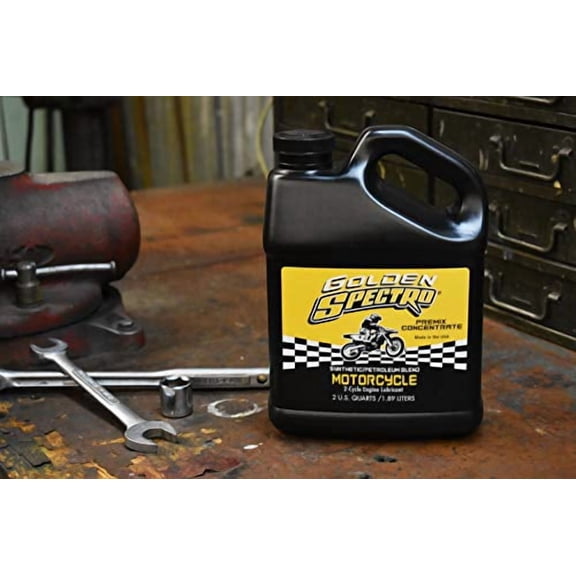 Spectro Performance Oils S.GSMC Golden Spectro 2-Cycle Synthetic Blend Premix (1/2 Gallon)