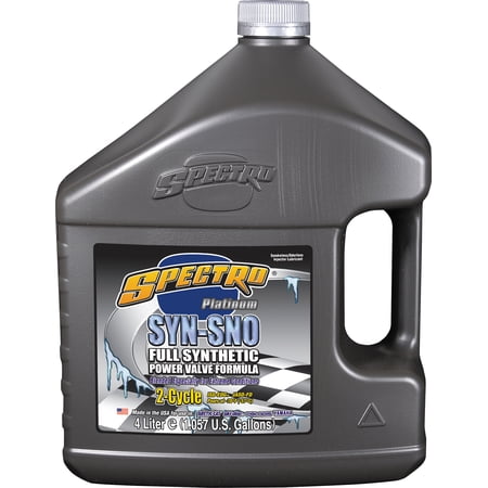 Spectro T.Synsno 100% Synthetic Snowmobile Oil Power Valve Formula, 1 Gallon T.SYNSNO