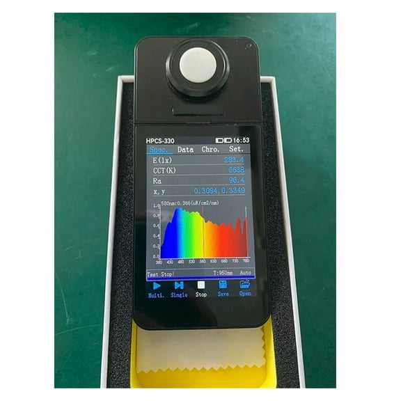 Spectrometer Light Spectrum Meter CRI Meter CCT Lux Tester