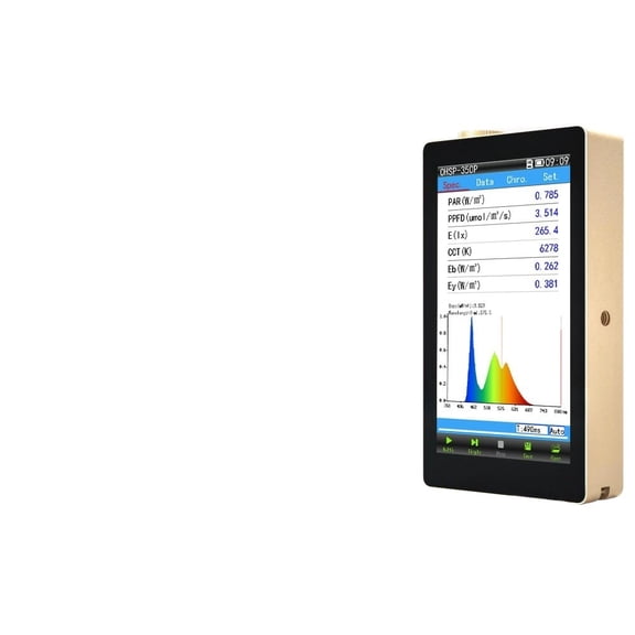 Spectrometer Spectral Color Light Meter / Spectral Flicker Light Meter LCD Light Meter Hand-held Environmental Test Light Meter Scanning Test Various Light Sources ,High Accuracy