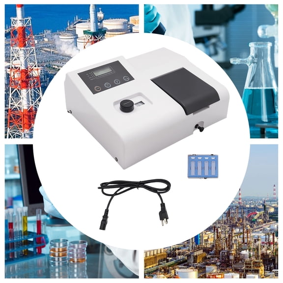 Spectrophotometer 6nm 721, Visible Wavelength Range 350-1020nm Wave Digital Lab