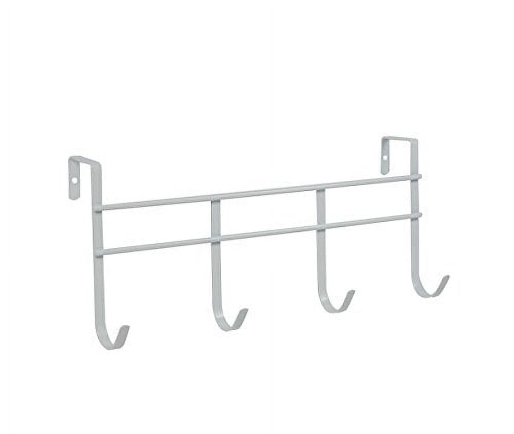 Spectrum 4 Hook Over the Door Rack Padded No-Tool Fits Most Steel ...
