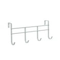 thumbnail image 1 of Spectrum 4 Hook Over the Door Rack Padded No-Tool Fits Most Steel, White, 1 of 3
