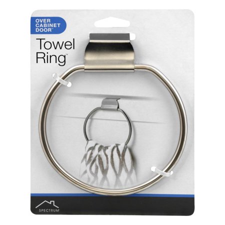 Spectrum 16871 Towel Ring, Over The Cabinet/Drawer, Brushed Nickel - Quantity 1
