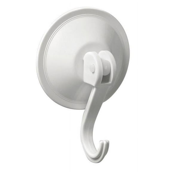 Spectrum 2 in. L White Plastic Large Heavy Duty Garment Hook 2 pk