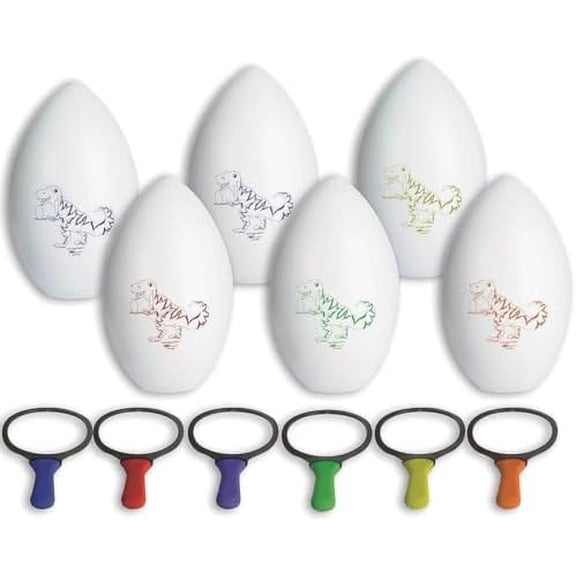 Spectrum 20" H Dino Egg and Spoon Set (Set of 6)$$Home Decor, Kitchen, & Other