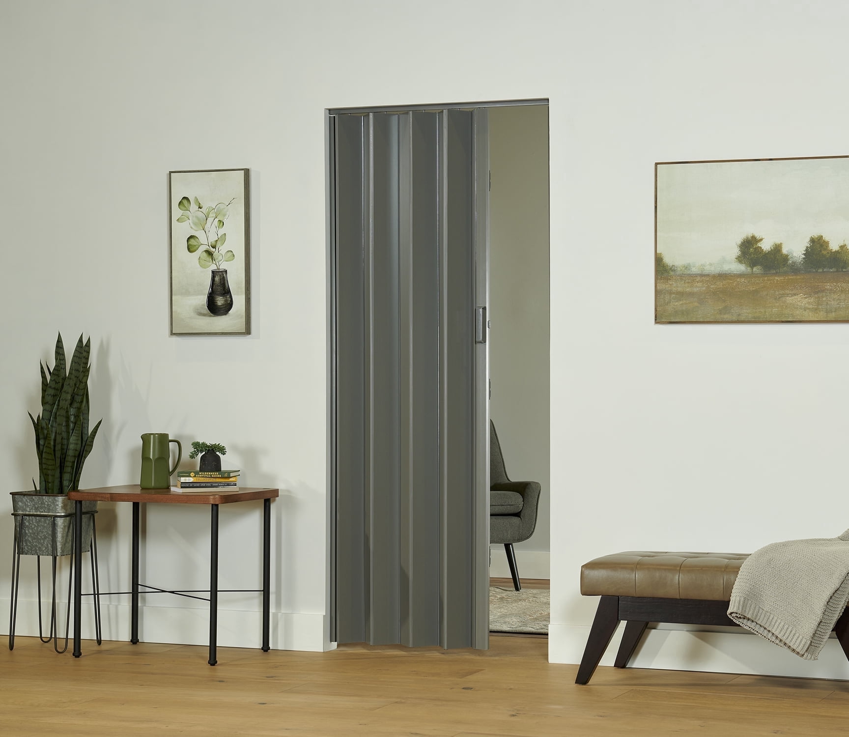 Spectrum Elite 36 in. x 96 in. Vinyl Accordion Folding Closet Door
