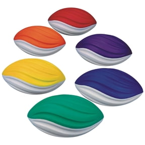 Spectrum 5" Spiral Foam Football Set (Set of 6)