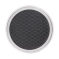 thumbnail image 1 of Spectrum Hexa Black/Clear Plastic Lazy Susan, 1 of 2