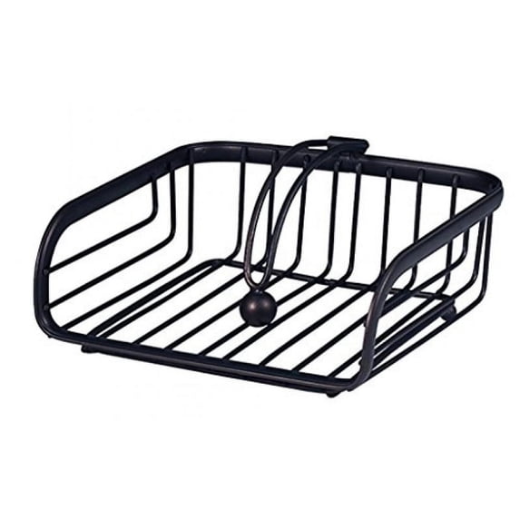 Spectrum Ashley Weighted Napkin Holder, Color: Black