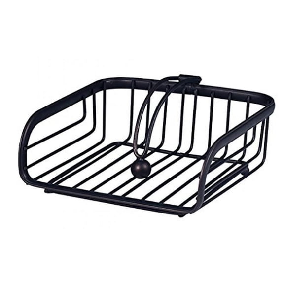 Spectrum Ashley Weighted Napkin Holder, Color: Black