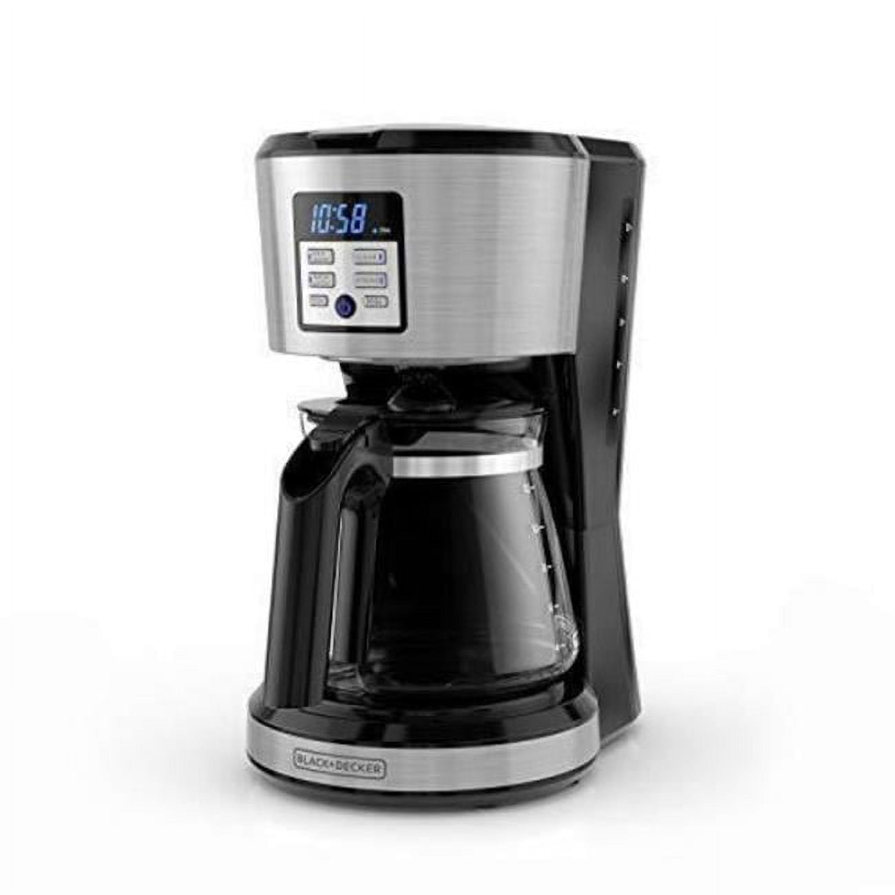 BLACK+DECKER 5-Cup* Coffee Maker, Compact Design, Black, CM0700B 