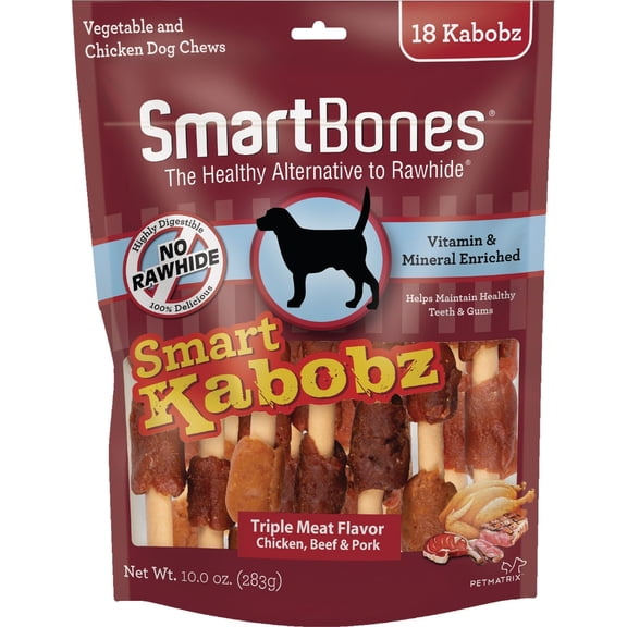 Spectrum Brands Pet SmartBone Kabobz Chew Bone - Pack of 12