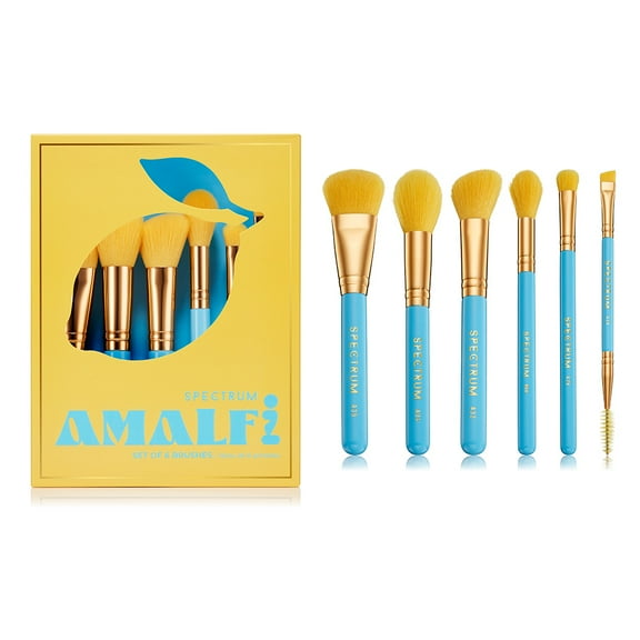 Spectrum Collections Travel Book 6 Piece Essential Brush Set Amalfi