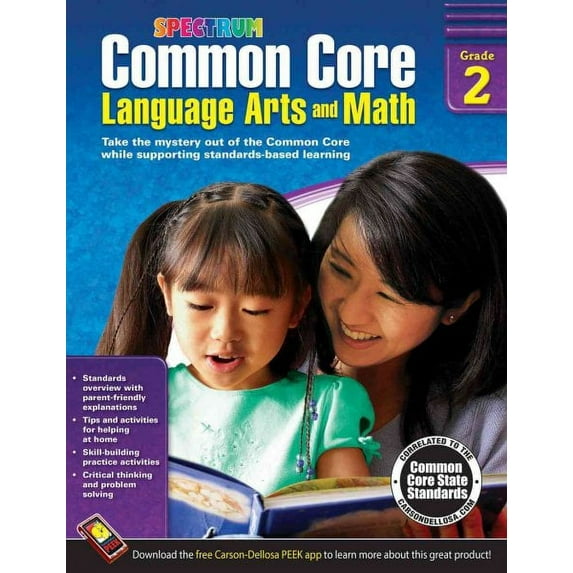 Spectrum: Common Core Language Arts and Math, Grade 2 (Paperback)