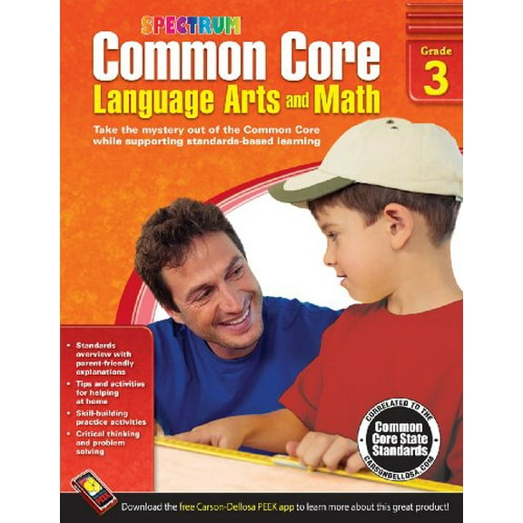 Pre-Owned Spectrum - Common Core Language Arts and Math, Grade 3 (Paperback) 1483804518