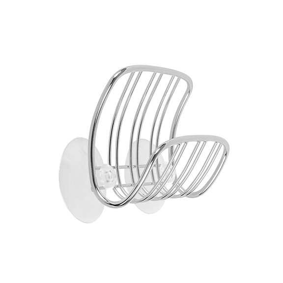Spectrum Contempo Arched Suction Sponge Holder, Chrome