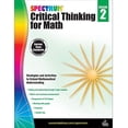 thumbnail image 1 of Pre-Owned Spectrum Critical Thinking for Math, Grade 2: Volume 44 (Paperback) 1483835499 9781483835495, 1 of 1