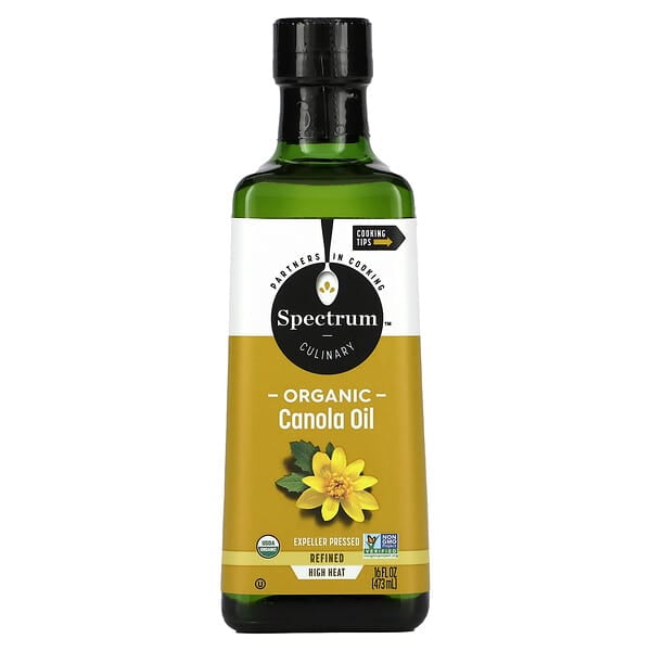 Spectrum Culinary, Organic Canola Oil, Expeller Pressed, Refined, 16 fl
