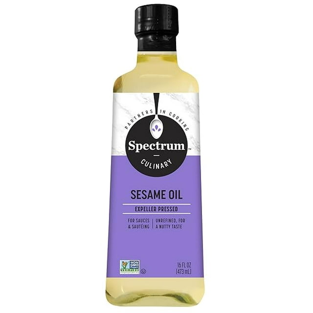 Spectrum Culinary Sesame Oil 16 fl oz Pack of 4