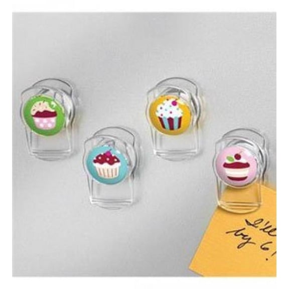 Spectrum Cupcake Magnetic Clips 4 Pack
