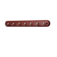 thumbnail image 1 of Spectrum Diversified Seven Hook Key Rack, Walnut Wood/Satin Nickel, 1 of 2