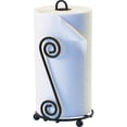 thumbnail image 1 of Spectrum Diversified Paper Towel Holder Scroll Style - Countertop Metal - Black, 1 of 2