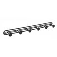 thumbnail image 1 of Spectrum Diversified 66810 Armstrong Wall Mount 6-Hook Coat Rack, Black, 1 of 3