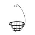 thumbnail image 1 of Spectrum Diversified Ashley Small Fruit Tree & Basket, Banana Hanger & Small Fruit Basket, Produce Saver Banana Holder & Open Wire Fruit Bowl for Kitchen Counter & Dining Table, Black, 1 of 6