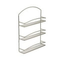 thumbnail image 1 of Spectrum Diversified Euro Steel Wall Mount Spice Rack, 3-Tier Spice Rack, Satin Nickel, 1 of 13