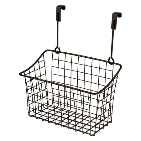 Spectrum Diversified Grid Over-the-Cabinet Large Basket, Brown