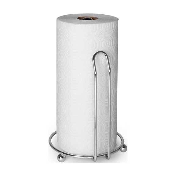 Spectrum Pantry Works Deluxe Countertop Paper Towel Holder, Chrome Steel