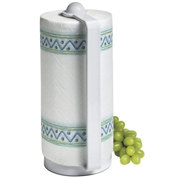 Spectrum Diversified Portable Paper Towel Holder, White