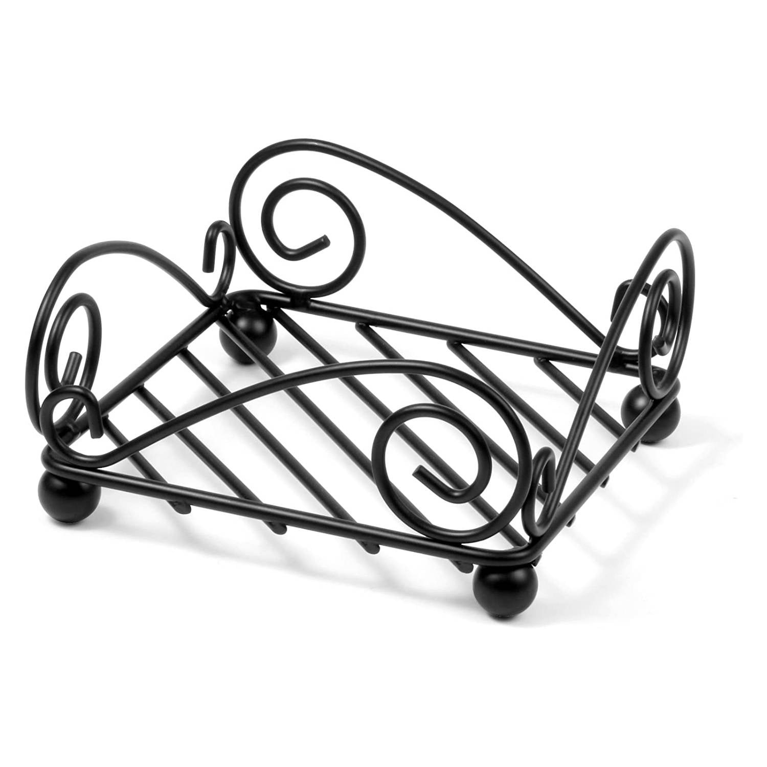 Spectrum Diversified Scroll Flat Napkin Holder, Classic Design