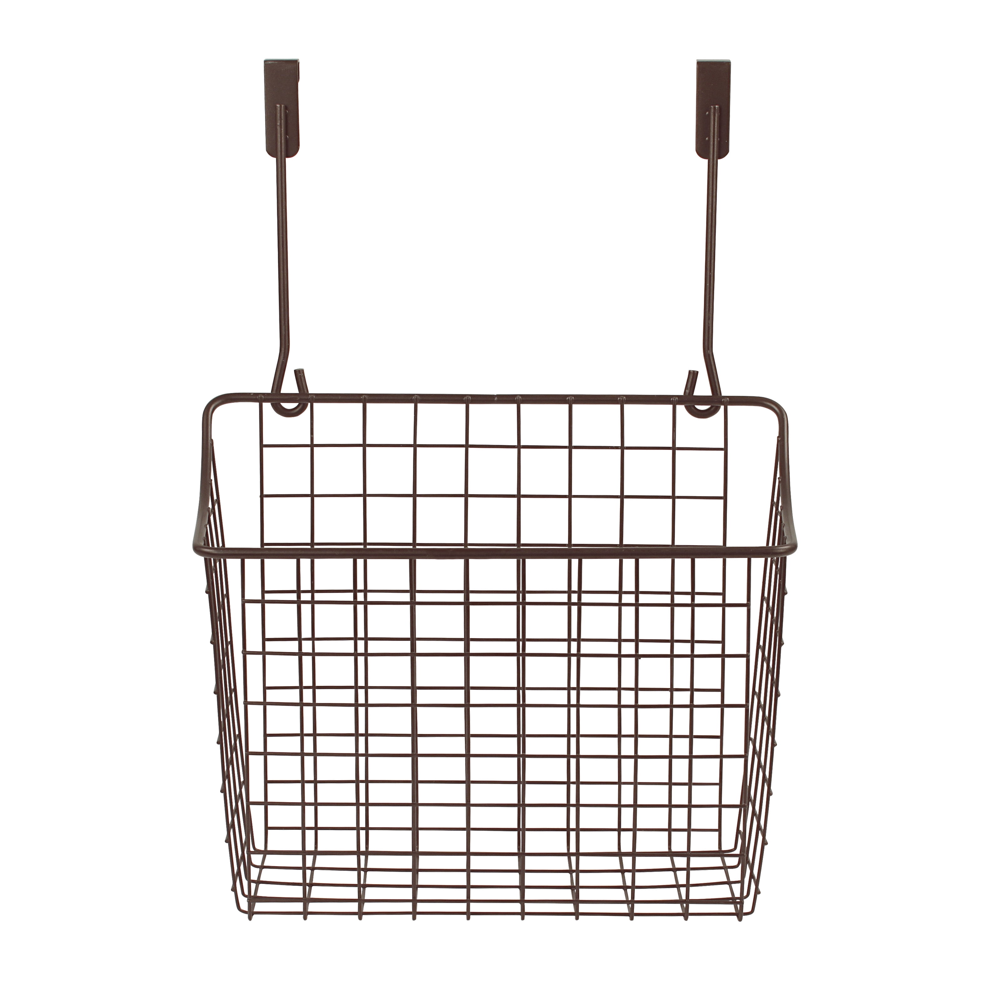 Spectrum Diversified Steel Grid Over the Cabinet Wire Storage Basket, for  Kitchen  Bathroom, Large, Bronze