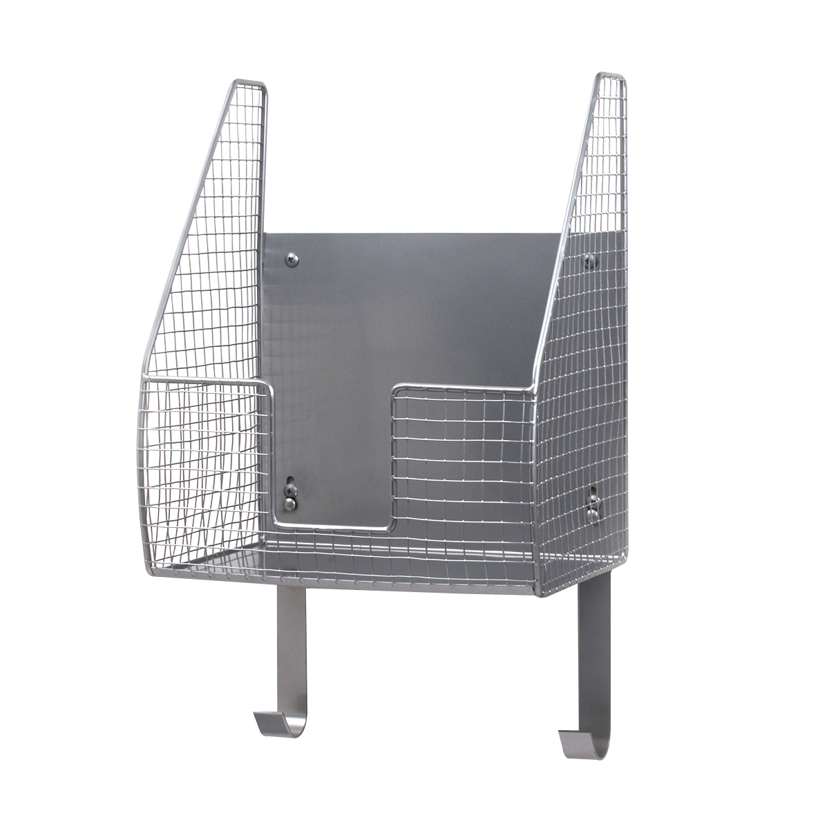 Spectrum Diversified Steel Ironing Board Holder with Storage Basket, Heat Resistant, Pewter - image 1 of 5
