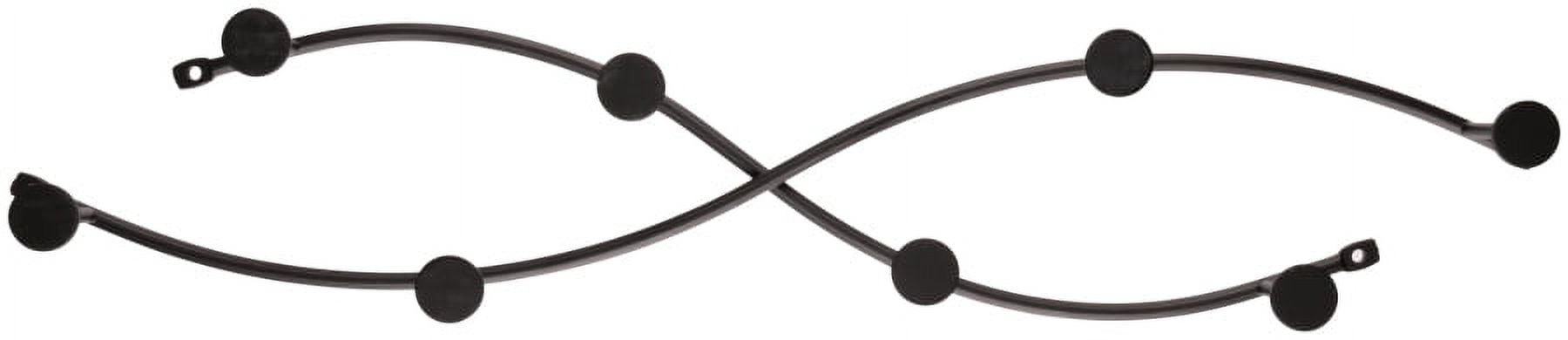 Sweep Rack Spectrum Diversified Wall Mount Rack, 8 Hooks, Steel, Hanging Organizer ...