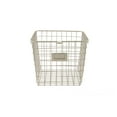 thumbnail image 1 of Spectrum Diversified Steel Wire Storage Basket Organizer for Closets, Pantry, Kitchen, Garage, Bathroom and More, Small, Satin Nickel, 1 of 8