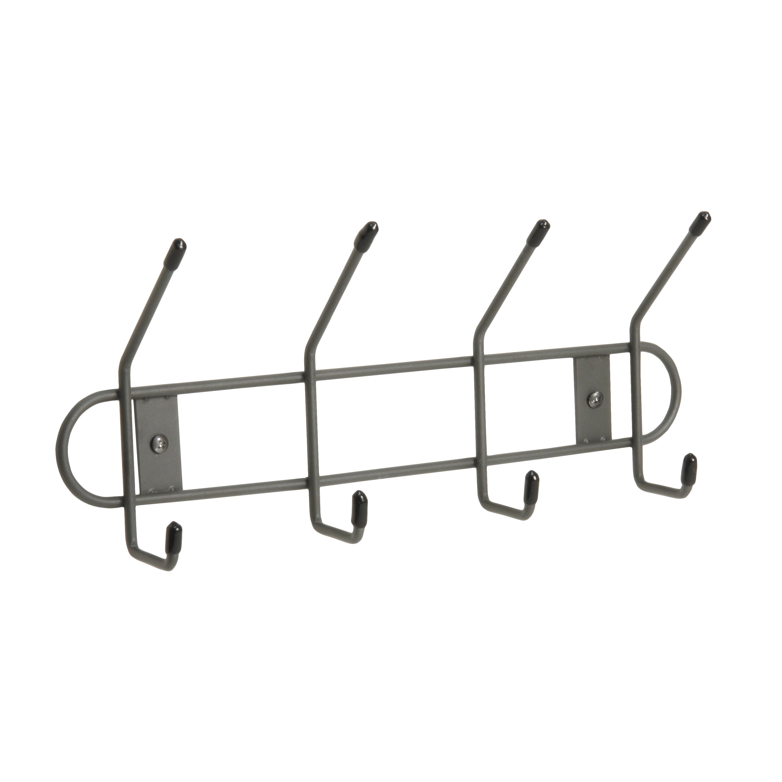 Spectrum Diversified Wall Mount 4-Double Hook Rack, Industrial Gray ...