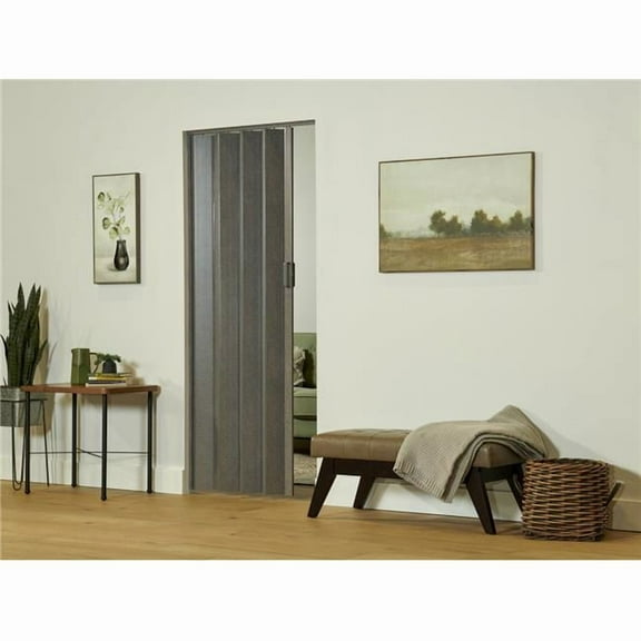 Spectrum Elite 36" x 80" Vinyl Folding Door City Grey