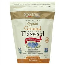 Spectrum Essentials Organic Ground Premium Flaxseed Omega-3 Dietary Supplement, 14 oz