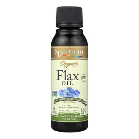 Spectrum Essentials Organic Oil, Flax, 8 Fl Oz