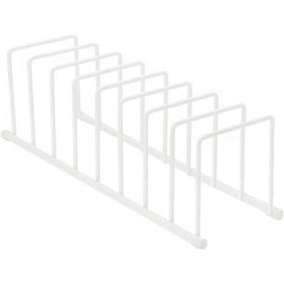 Spectrum Euro Kitchen Organizer, Dish Drying Rack for Kitchen Counter, Matte White