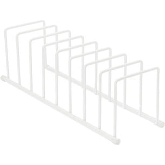 Spectrum Euro Kitchen Organizer, Dish Drying Rack for Kitchen Counter, Matte White
